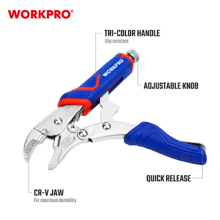 Workpro Insulated Crimping Pliers 5-inch 130mm (WP231072)