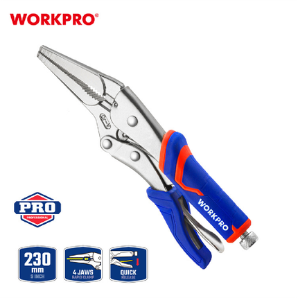 WorkPro 9" 230mm Heavy Duty Long Nose Crimping Pliers (WP231076)