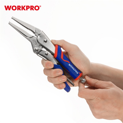 WorkPro 9" 230mm Heavy Duty Long Nose Crimping Pliers (WP231076)