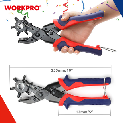 WORKPRO Faux Leather Hole Punch (WP231078)