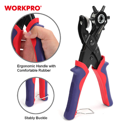 WORKPRO Faux Leather Hole Punch (WP231078)