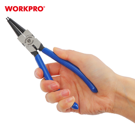 WORKPRO 7 Inch (180mm) Internal Straight Snap Ring Pliers (WP231082)