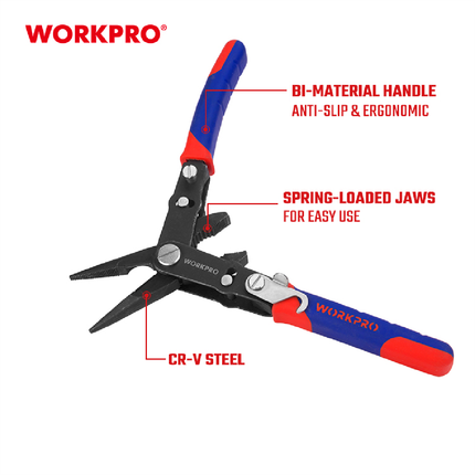 WORKPRO 2-in-1 Flipping Pliers (WP231084)