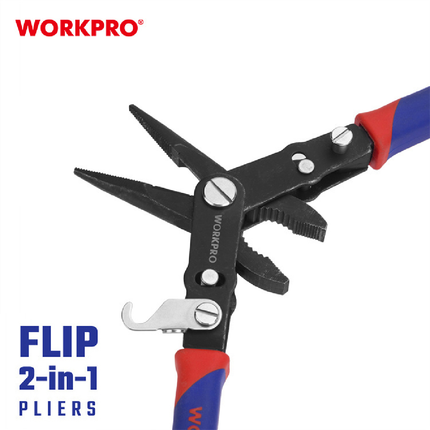 WORKPRO 2-in-1 Flipping Pliers (WP231084)