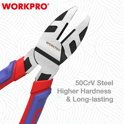 WORKPRO 7-inch 180mm Multi-purpose Professional Pliers (WP231105WE)
