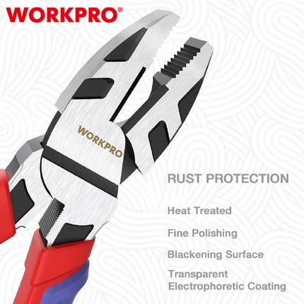WORKPRO 7-inch 180mm Multi-purpose Professional Pliers (WP231105WE)