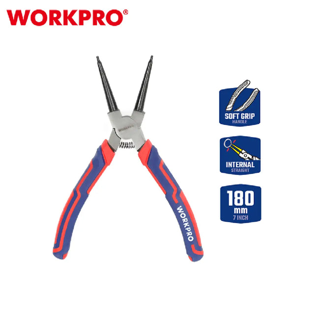 WORKPRO 7-inch Insulated Internal Circlip Pliers (WP231152)
