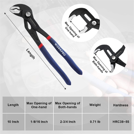 WORKPRO 12-inch 300mm Industrial Ford Plier (WP231156)