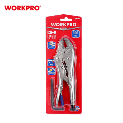WorkPro 7-Inch Bent Professional Crimping Pliers (WP231159)