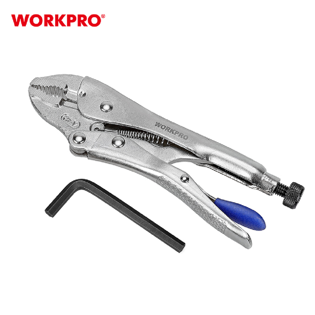 WorkPro 7-Inch Bent Professional Crimping Pliers (WP231159)