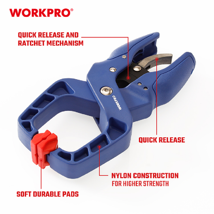 WORKPRO 2-inch Quick Release Heavy-Duty Woodworking Vice (WP232014)