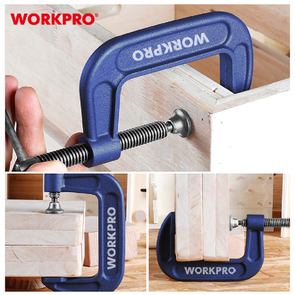 WorkPro 3-inch C-Clamp (WP232018)
