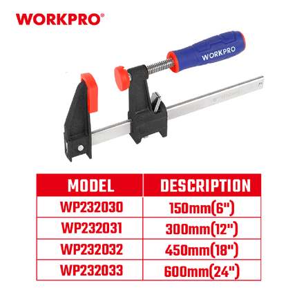 WORKPRO 6-inch Heavy Duty Joiner Clamp (WP232030)