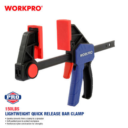 WORKPRO 6-inch Heavy-Duty Automatic Woodworking Clamp (WP232035)