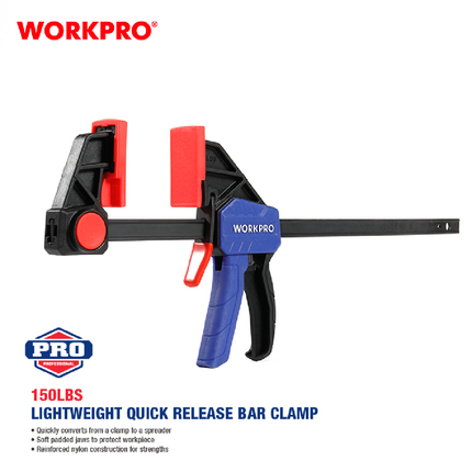 WORKPRO 12-inch Heavy-Duty Automatic Woodworking Clamp (WP232036)