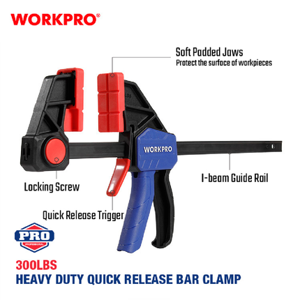 Workpro 12 Inch Heavy Duty Automatic Carpenter Clamp (WP232040)