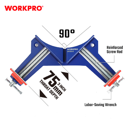 WORKPRO 90-Degree Corner Clamp (WP232043)