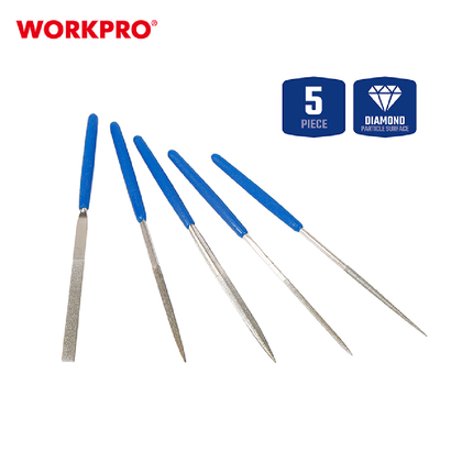 WORKPRO 5-Piece Diamond Coated Needle File Set (WP251019)