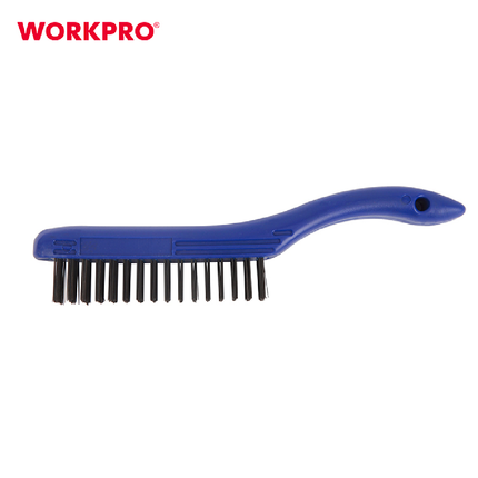 Wire Cleaning Brush with Plastic Handle from WORKPRO (WP253002)