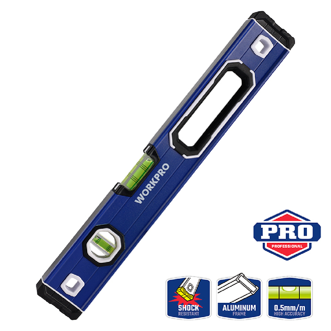 Workpro 60cm Magnetic Blue Spirit Level (WP262019)