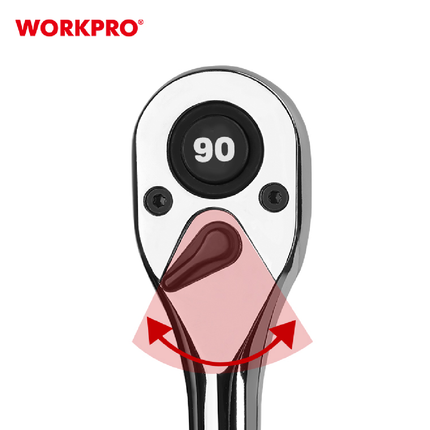 WORKPRO 1/4-inch Quick Release Ratchet Wrench (WP271004)