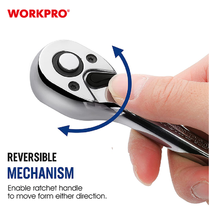 WORKPRO 1/2-inch Quick Release Ratchet Handle (WP271012)