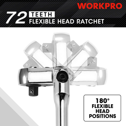 WORKPRO 1/2-inch Quick Release Ratchet Wrench (WP271029)
