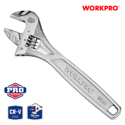 WORKPRO 6-inch Industrial Monkey Wrench (WP272006)