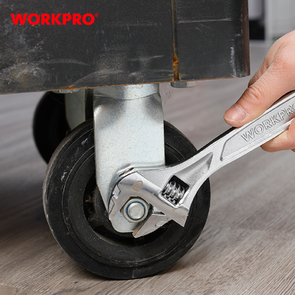 WORKPRO 8-inch Industrial Adjustable Wrench (WP272007)