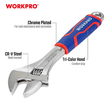 WORKPRO 10-inch Heavy Duty Insulated Mullet Wrench (WP272012)