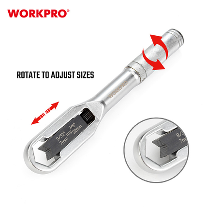 Workpro 7-22mm Multi-Wrench (WP272015)
