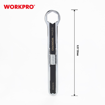 WORKPRO 5-27mm Multi-functional Adjustable Wrench (WP272016)