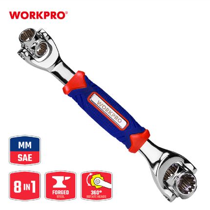 WORKPRO 8-in-1 Multi-Wrench (WP272018)