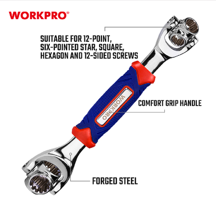 WORKPRO 8-in-1 Multi-Wrench (WP272018)
