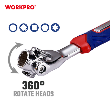 WORKPRO 8-in-1 Multi-Wrench (WP272018)