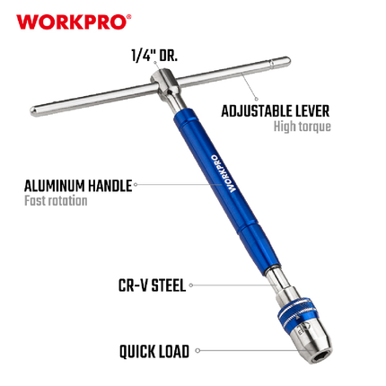 WORKPRO 1/4-inch drive socket (WP275016)