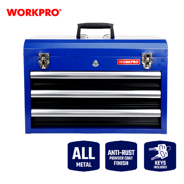 WORKPRO 3-Tier Tool Box with 2 Drawers (WP282006)