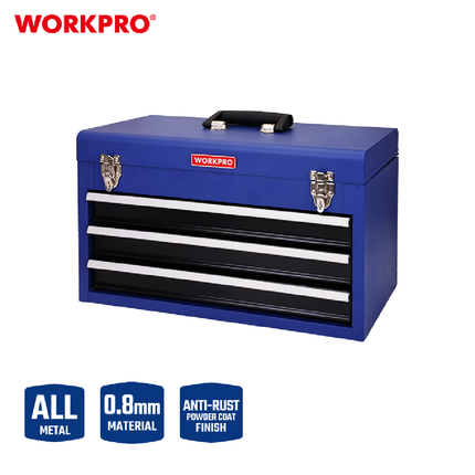 WORKPRO 3-Tier Cantilever Tool Box with 3 Drawers (WP282010)