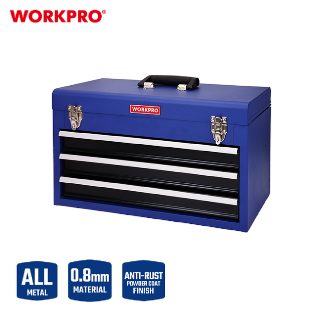 WORKPRO 3-Tier Cantilever Tool Box with 3 Drawers (WP282010)