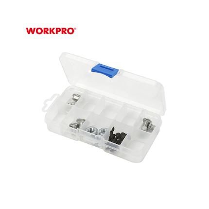 WORKPRO 10-Compartment Clear Plastic Organizer Box (WP283005)