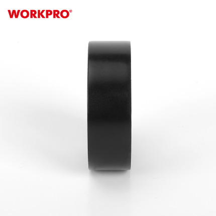 Dozen of black electrical tape, 10 rolls, 9 meters from Workpro (WP296002)