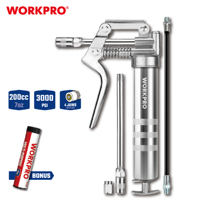 Grease Gun 200ml from Workpro (WP313007)