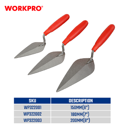 WORKPRO 20cm Plastic Handle Putty Knife (WP322003)
