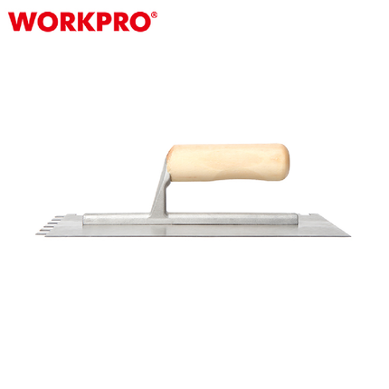 WORKPRO Plastering Trowel with Wooden Handle, 28x13 cm (WP323008)