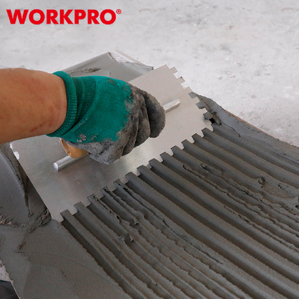 WORKPRO Plastering Trowel with Wooden Handle, 28x13 cm (WP323008)