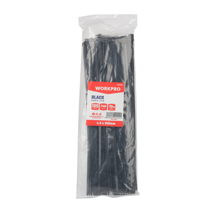 Cable Ties 300*4.8mm, 100-Pack, from Workpro (WP329011)