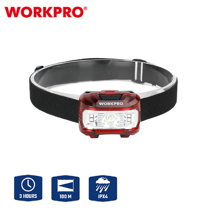 WORKPRO Red Headlamp (WP353000WE)