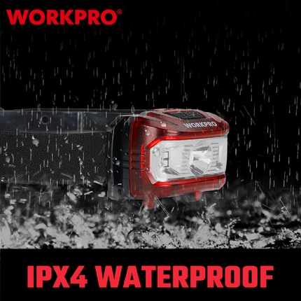 WORKPRO Red Headlamp (WP353000WE)