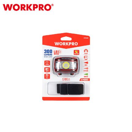 WORKPRO Red Headlamp (WP353000WE)