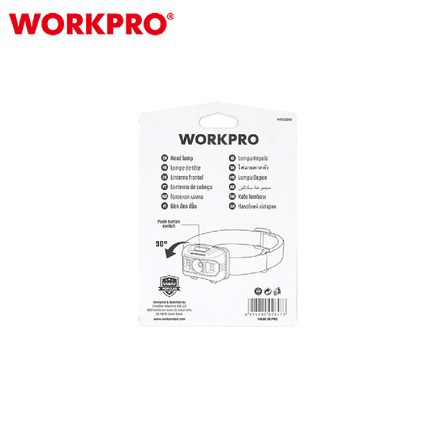 WORKPRO Red Headlamp (WP353000WE)